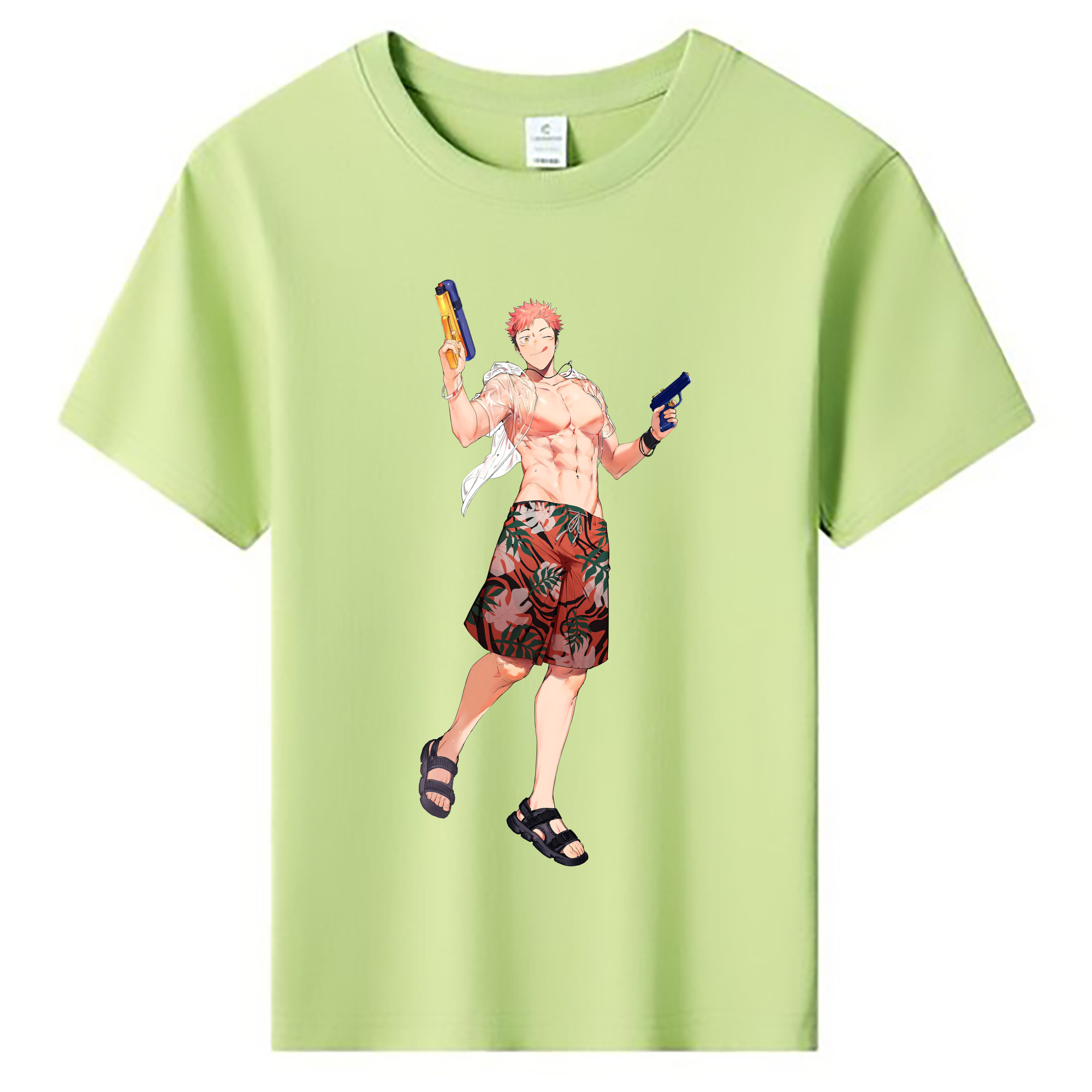 （画像用） 呪術廻戦 Jujutsu Kaisen 綿100％キッズTシャツ（フロントプリント）